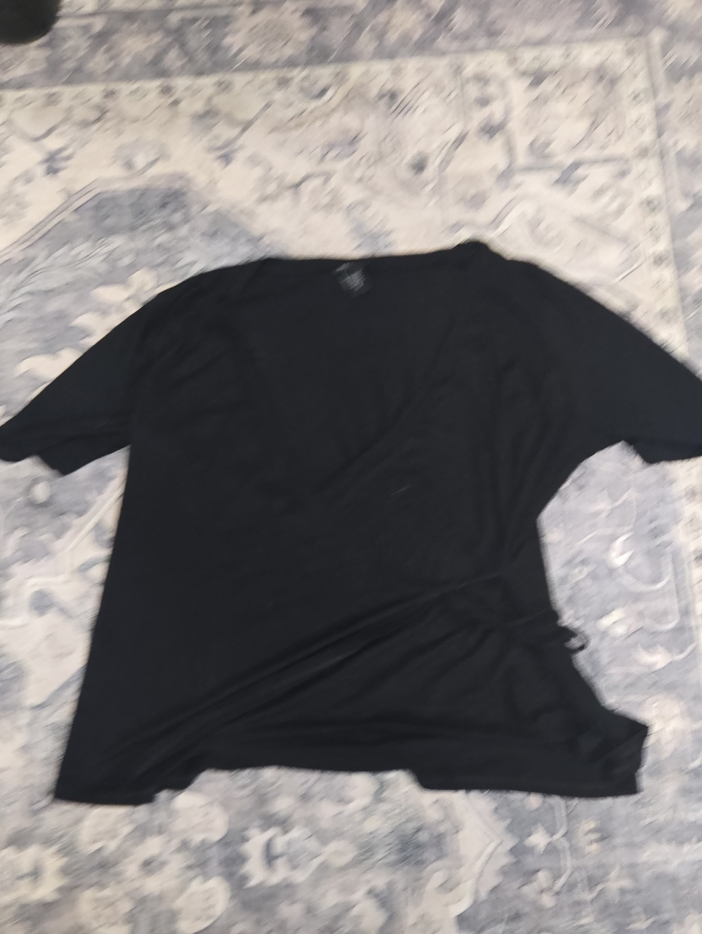 torrid Black Basic V-Neck Top